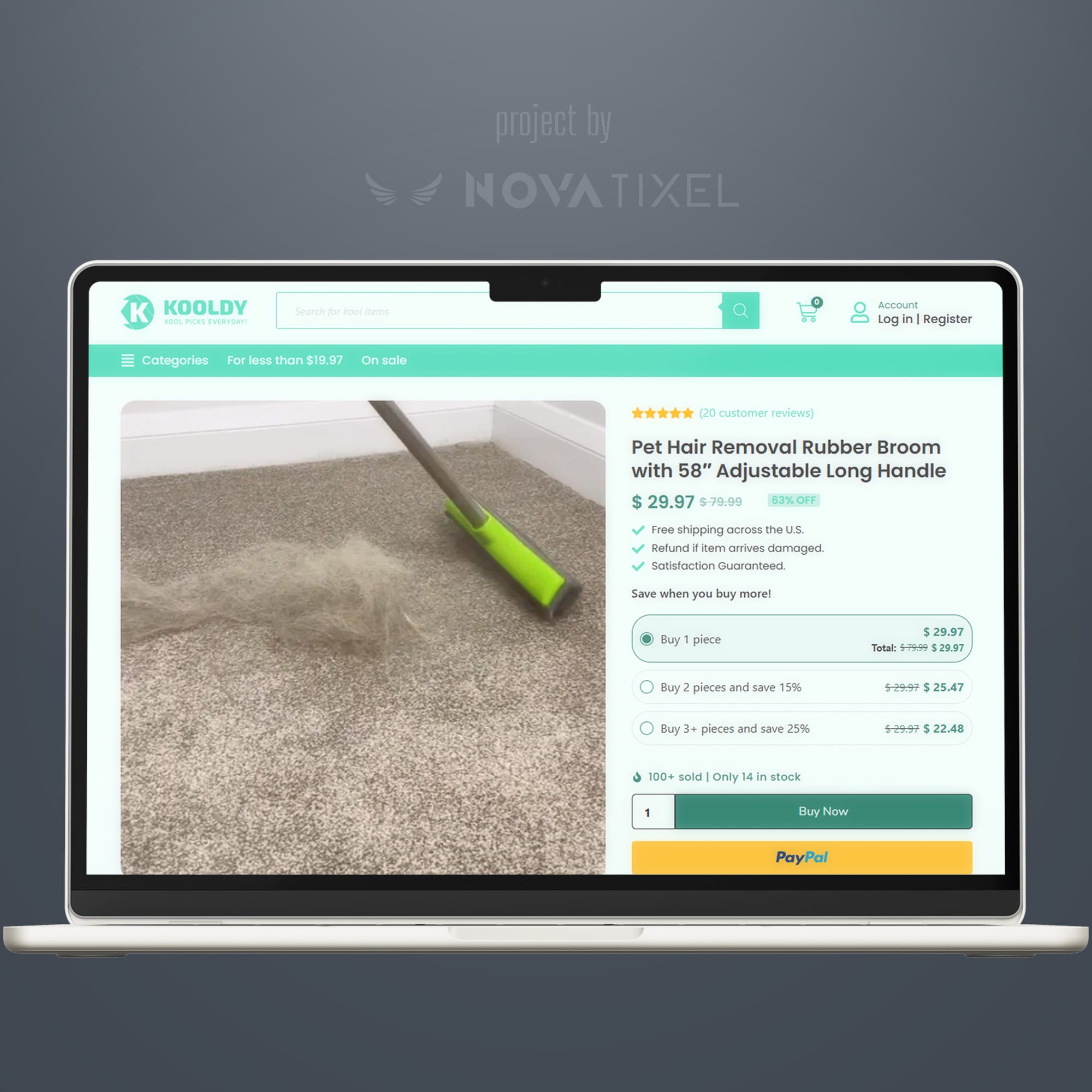 Kooldy Product Page Mockup Square | Home