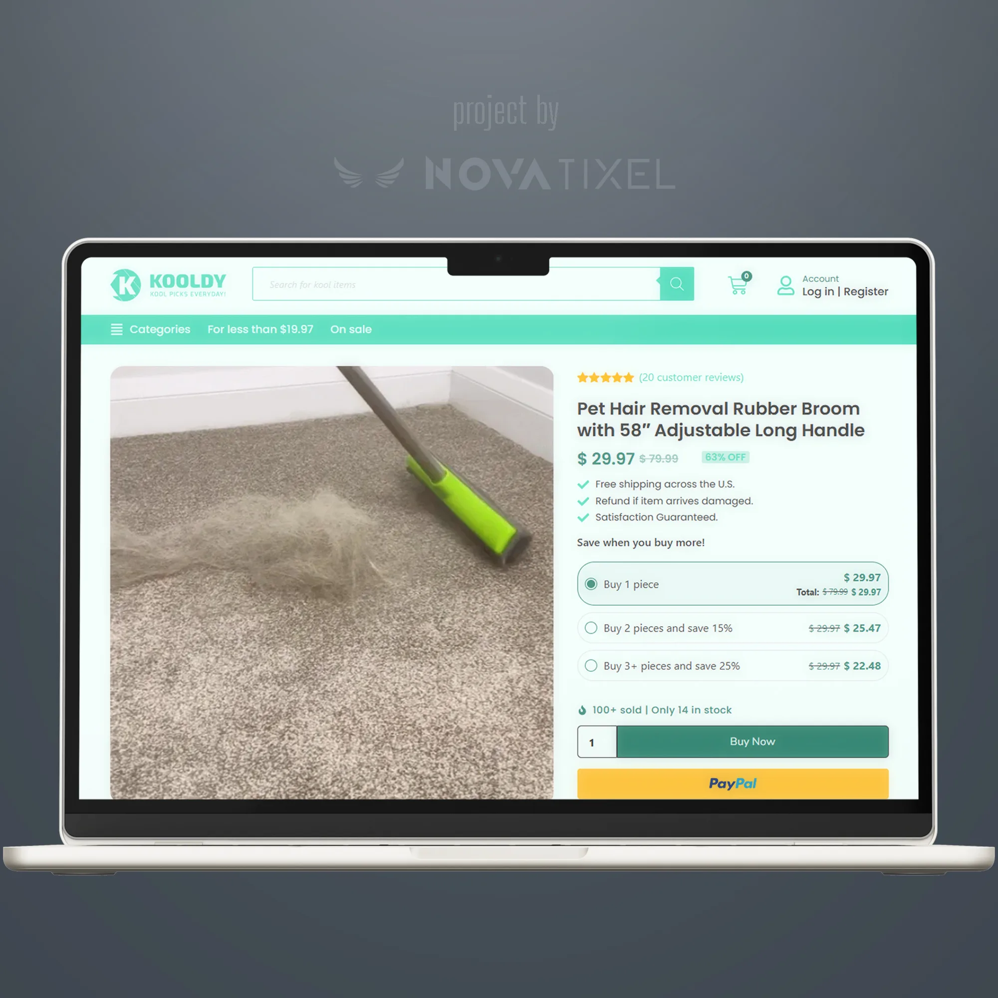 Kooldy Product Page Mockup Square | Home