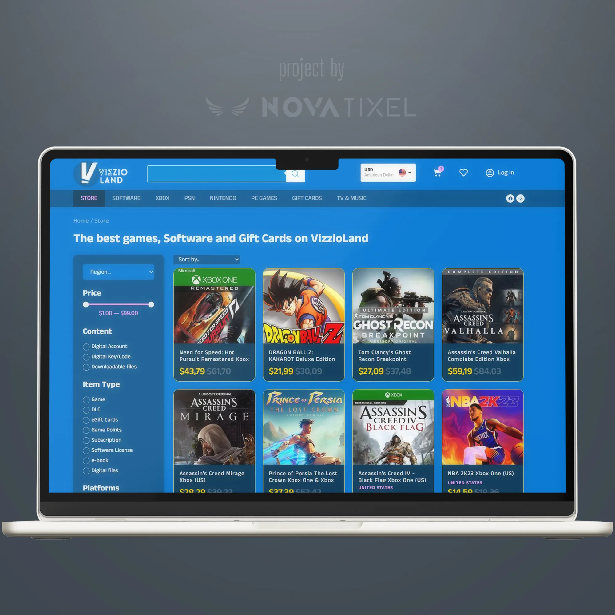 VizzioLand Mockup Square | Home